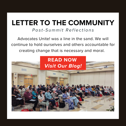 Letter to the Community: Post-Summit Reflection